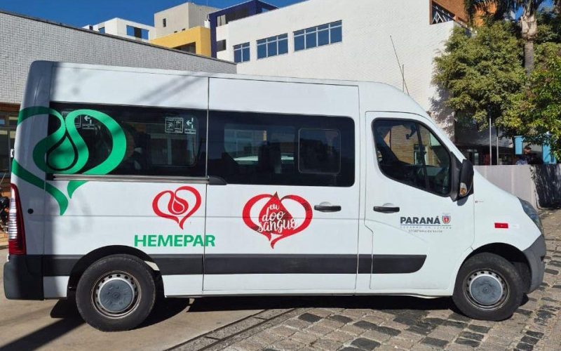 Hemepar amplia ações para facilitar doação de sangue com transporte gratuito e coletas em grupo