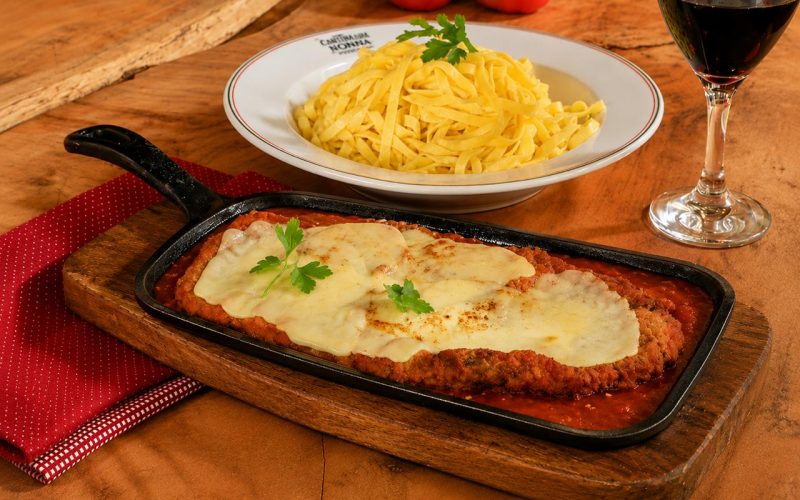 Parmegiana da Cantina do Délio. Crédito: Divulgação