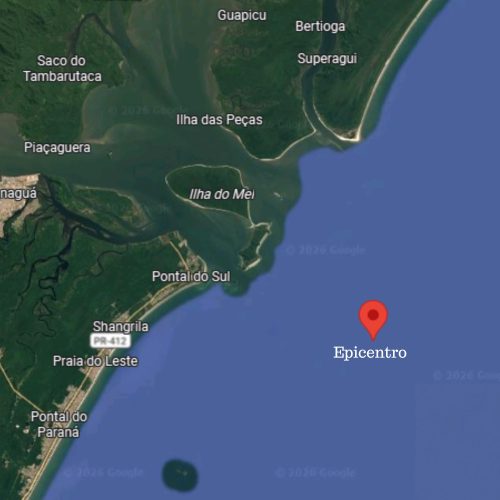 Tremor de terra de baixa intensidade é registrado no litoral do Paraná